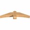 Ekena Millwork Bellingham Timber Gable Bracket, Western Red Cedar, 48"W x 12"H x 5 1/2"D x 5 1/2"F, 6/12 Pitch GBW048X12X0606BEL00SWR - alternate 2